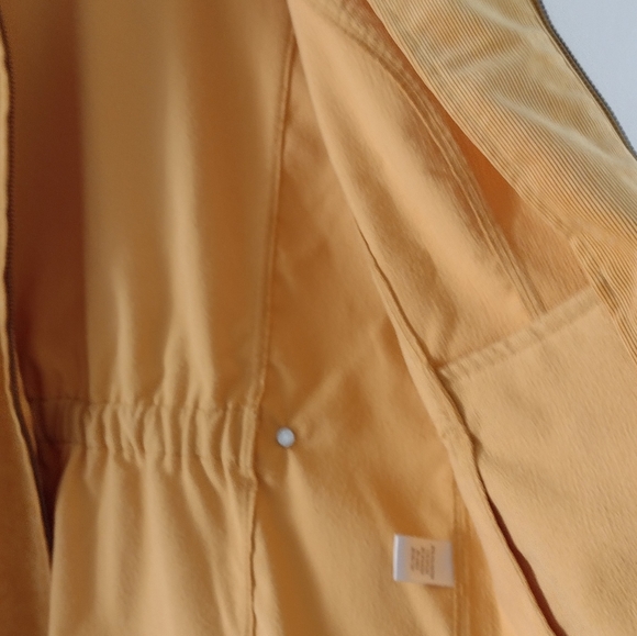 Christopher & banks petite medium m/p sunflower yellow zip corduroy jack… - Picture 7 of 11